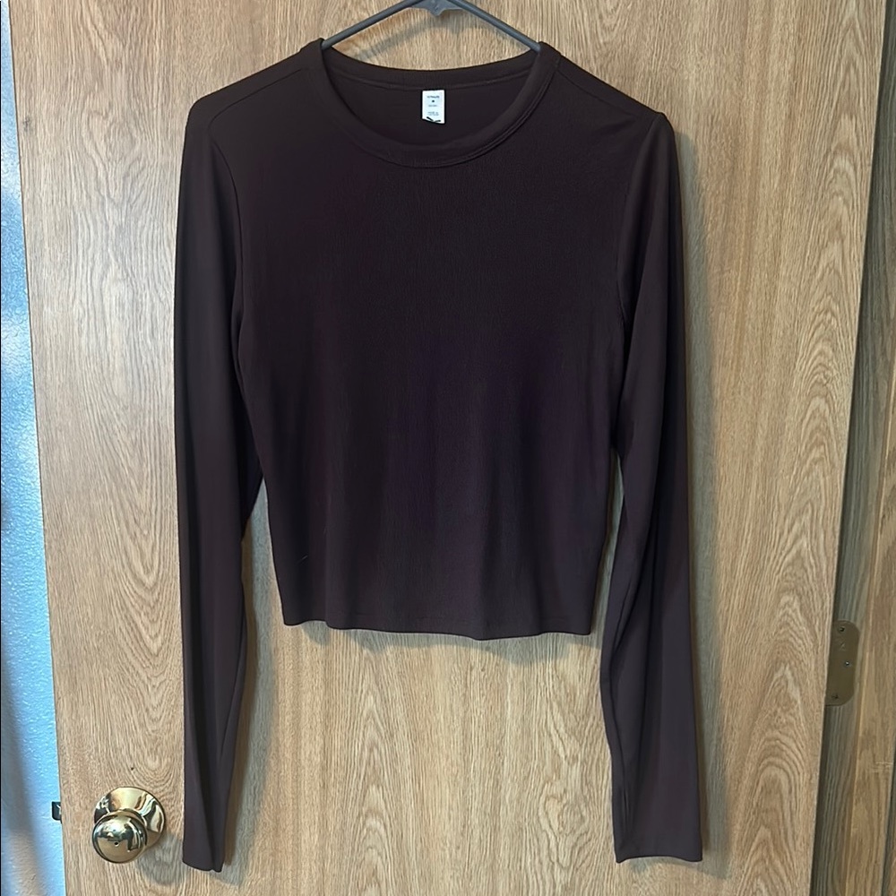 Elegant Maroon Long Sleeve Top